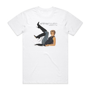 Whitney Houston Whatchulookinat Album Cover T-Shirt White Whitney Houston Whatchulookinat Album Cover T-Shirt White