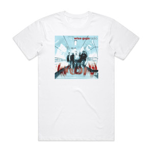 Wise Guys Radio Album Cover T-Shirt White Wise Guys Radio Album Cover T-Shirt White