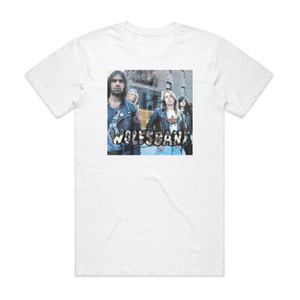 Wolfsbane Live Fast Die Fast Album Cover T-Shirt White Wolfsbane Live Fast Die Fast Album Cover T-Shirt White
