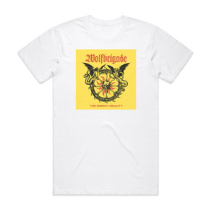 Wolfbrigade The Enemy Reality Album Cover T-Shirt White Wolfbrigade The Enemy Reality Album Cover T-Shirt White