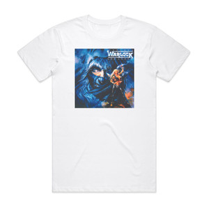 Warlock Triumph And Agony Album Cover T-Shirt White Warlock Triumph And Agony Album Cover T-Shirt White