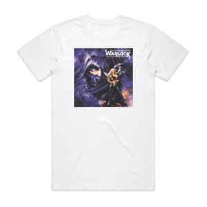 Warlock Triumph And Agony 1 Album Cover T-Shirt White Warlock Triumph And Agony 1 Album Cover T-Shirt White