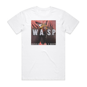 WASP Albumcover Animal Fk Like A Beast 5B3Fd67147C19 Album Cover T-Shirt White WASP Albumcover Animal Fk Like A Beast 5B3Fd67147C19 Album Cover T-Shirt White