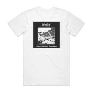 Worship Last Tape Before Doomsday Album Cover T-Shirt White Worship Last Tape Before Doomsday Album Cover T-Shirt White
