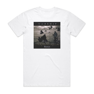 Worship Dooom Album Cover T-Shirt White Worship Dooom Album Cover T-Shirt White