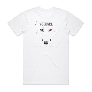 Wolfpakk Rise Of The Animal Album Cover T-Shirt White Wolfpakk Rise Of The Animal Album Cover T-Shirt White