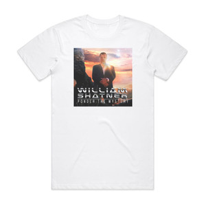 William Shatner Ponder The Mystery Album Cover T-Shirt White William Shatner Ponder The Mystery Album Cover T-Shirt White