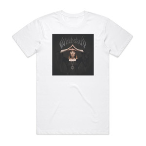 Witchskull A Driftwood Cross Album Cover T-Shirt White Witchskull A Driftwood Cross Album Cover T-Shirt White