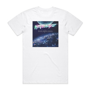 Waveshaper Radio Signal Album Cover T-Shirt White Waveshaper Radio Signal Album Cover T-Shirt White