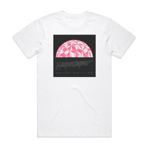 Waveshaper Solar Drifter Album Cover T-Shirt White Waveshaper Solar Drifter Album Cover T-Shirt White
