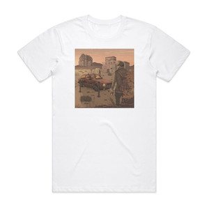 Waveshaper The Disk Hunter Album Cover T-Shirt White Waveshaper The Disk Hunter Album Cover T-Shirt White