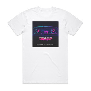 Waveshaper Modern Technology Album Cover T-Shirt White