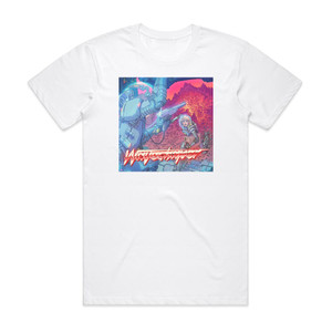 Waveshaper Data Source Album Cover T-Shirt White Waveshaper Data Source Album Cover T-Shirt White