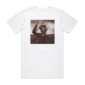 Wheel Moving Backwards Album Cover T-Shirt White Wheel Moving Backwards Album Cover T-Shirt White