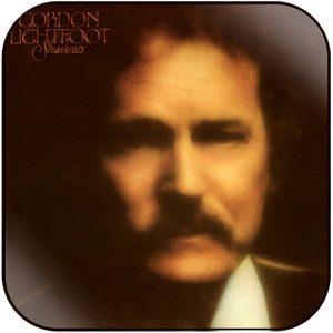 Gordon Lightfoot Shadows Album Cover Sticker Gordon Lightfoot Shadows Album Cover Sticker
