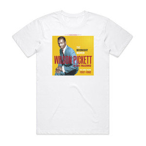 Wilson Pickett The Midnight Mover Album Cover T-Shirt White Wilson Pickett The Midnight Mover Album Cover T-Shirt White