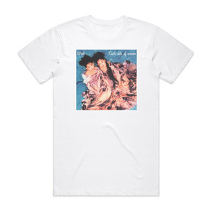 Wink Each Side Of Screen Album Cover T-Shirt White