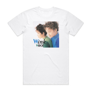 Wink Voce Album Cover T-Shirt White Wink Voce Album Cover T-Shirt White