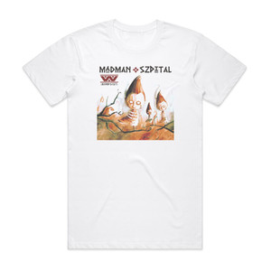 wumpscut Madman Szpital Album Cover T-Shirt White wumpscut Madman Szpital Album Cover T-Shirt White
