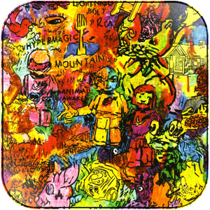Lightning Bolt Hypermagic Mountain Album Cover Sticker Lightning Bolt Hypermagic Mountain Album Cover Sticker