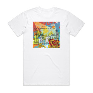 Wyclef Jean From The Hut To The Projects To The Mansion Album Cover T-Shirt White Wyclef Jean From The Hut To The Projects To The Mansion Album Cover T-Shirt White