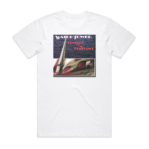 Watchtower Control And Resistance Album Cover T-Shirt White Watchtower Control And Resistance Album Cover T-Shirt White