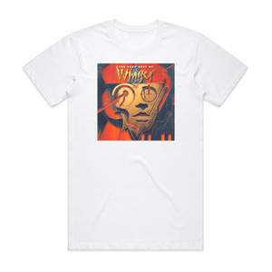 Winger Winger 1 Album Cover T-Shirt White Winger Winger 1 Album Cover T-Shirt White