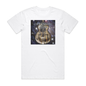 Whitesnake Unzipped Album Cover T-Shirt White Whitesnake Unzipped Album Cover T-Shirt White
