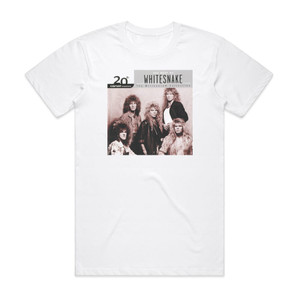 Whitesnake 20Th Century Masters The Millennium Collection The Best Of W Album Cover T-Shirt White Whitesnake 20Th Century Masters The Millennium Collection The Best Of W Album Cover T-Shirt White