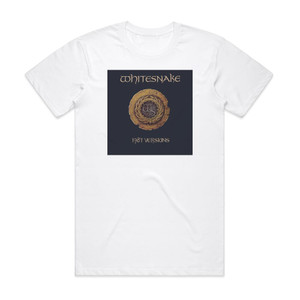 Whitesnake 1987 Versions Album Cover T-Shirt White Whitesnake 1987 Versions Album Cover T-Shirt White