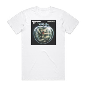 Whitesnake Come An Get It 1 Album Cover T-Shirt White Whitesnake Come An Get It 1 Album Cover T-Shirt White