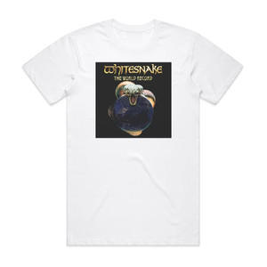 Whitesnake Made In Britain The World Record 1 Album Cover T-Shirt White