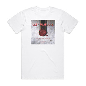 Whitesnake Slip Of The Tongue Album Cover T-Shirt White Whitesnake Slip Of The Tongue Album Cover T-Shirt White