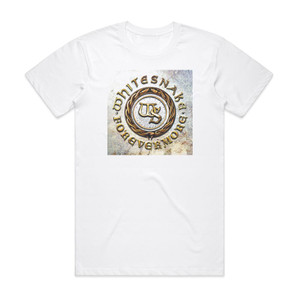 Whitesnake Forevermore 1 Album Cover T-Shirt White Whitesnake Forevermore 1 Album Cover T-Shirt White
