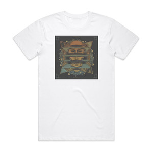 Weedpecker 4 Way Split Album Cover T-Shirt White Weedpecker 4 Way Split Album Cover T-Shirt White