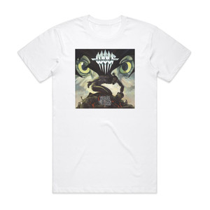 Wolf Black Wings Album Cover T-Shirt White Wolf Black Wings Album Cover T-Shirt White