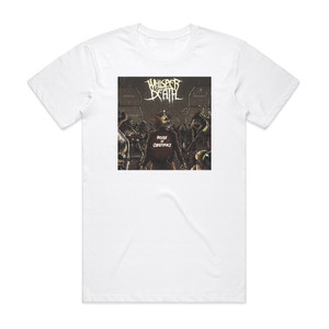 Whisper of Death Noise Of Obstinacy Album Cover T-Shirt White Whisper of Death Noise Of Obstinacy Album Cover T-Shirt White