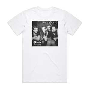 Wolf Alice Spotify Sessions Album Cover T-Shirt White Wolf Alice Spotify Sessions Album Cover T-Shirt White