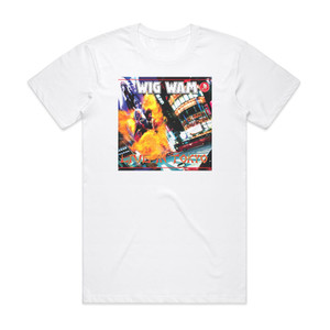 Wig Wam Live In Tokyo Album Cover T-Shirt White Wig Wam Live In Tokyo Album Cover T-Shirt White