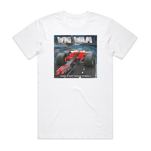 Wig Wam Non Stop Rock And Roll Album Cover T-Shirt White Wig Wam Non Stop Rock And Roll Album Cover T-Shirt White