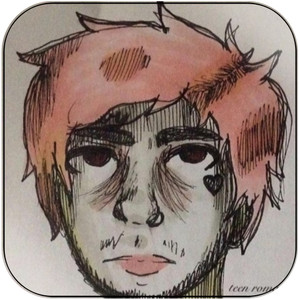 LiL PEEP Teen Romance Album Cover Sticker LiL PEEP Teen Romance Album Cover Sticker