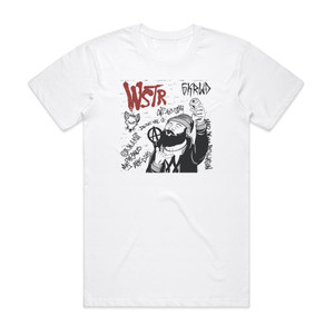 WSTR Skrwd Album Cover T-Shirt White WSTR Skrwd Album Cover T-Shirt White