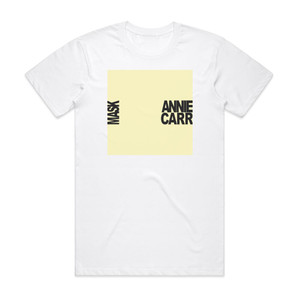Wires on Fire Annie Carr Mask Album Cover T-Shirt White Wires on Fire Annie Carr Mask Album Cover T-Shirt White