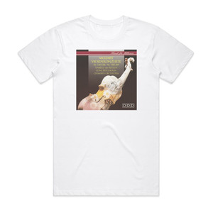 Wolfgang Amadeus Mozart Violinkonzerte Nr 3 Kv216 Nr 5 Kv219 Album Cover T-Shirt White Wolfgang Amadeus Mozart Violinkonzerte Nr 3 Kv216 Nr 5 Kv219 Album Cover T-Shirt White