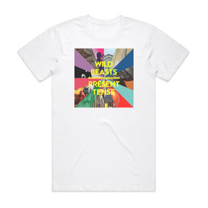 Wild Beasts Present Tense Album Cover T-Shirt White Wild Beasts Present Tense Album Cover T-Shirt White