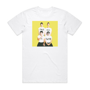 Walk the Moon Talking Is Hard Album Cover T-Shirt White Walk the Moon Talking Is Hard Album Cover T-Shirt White
