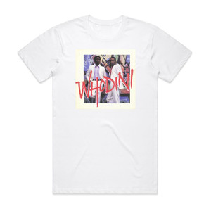 Whodini Whodini Album Cover T-Shirt White Whodini Whodini Album Cover T-Shirt White