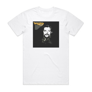 Waylon Jennings Lonesome Onry And Mean Album Cover T-Shirt White Waylon Jennings Lonesome Onry And Mean Album Cover T-Shirt White