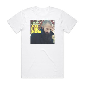 William Fitzsimmons Gold In The Shadow Album Cover T-Shirt White William Fitzsimmons Gold In The Shadow Album Cover T-Shirt White