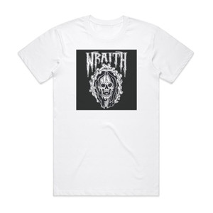 Wraith Wraith Album Cover T-Shirt White Wraith Wraith Album Cover T-Shirt White